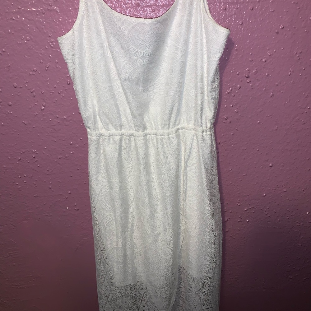 Summer White Hi-Low Dress